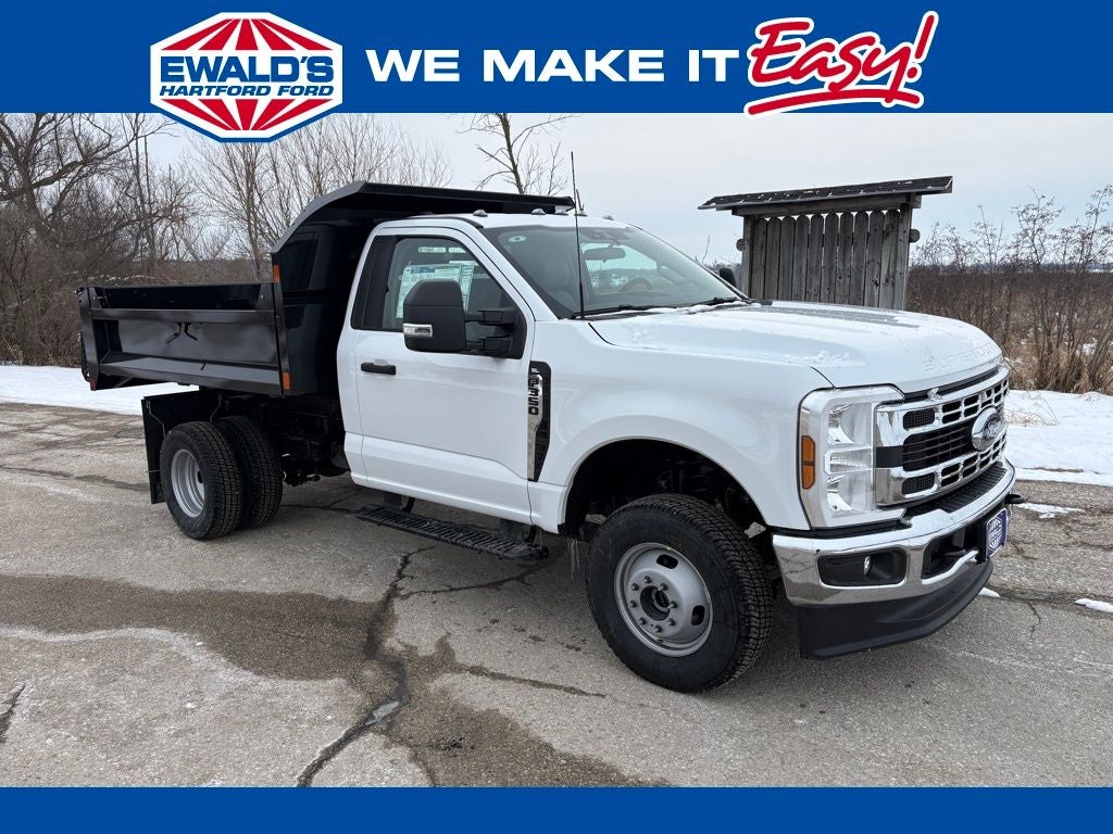 2026 Ford F-350SD XL DRW in Oxford White — front three-quarter view