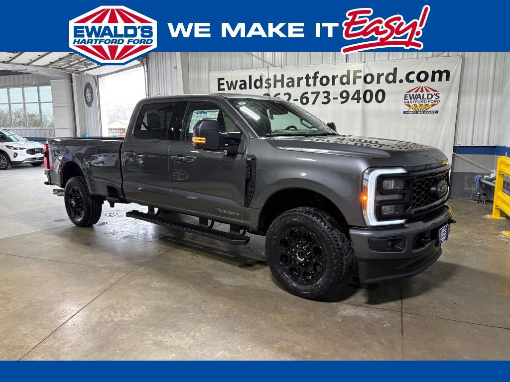2026 Ford F-250SD XLT in Carbonized Gray Metallic — front three-quarter view