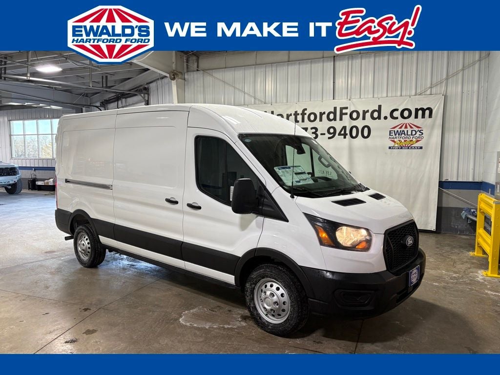 2026 Ford Transit-250 Base in Oxford White — front three-quarter view