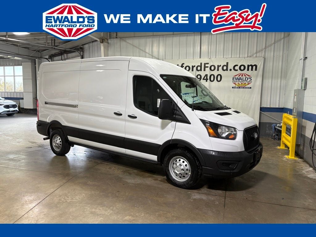 2026 Ford Transit-250 Base in Oxford White — front three-quarter view
