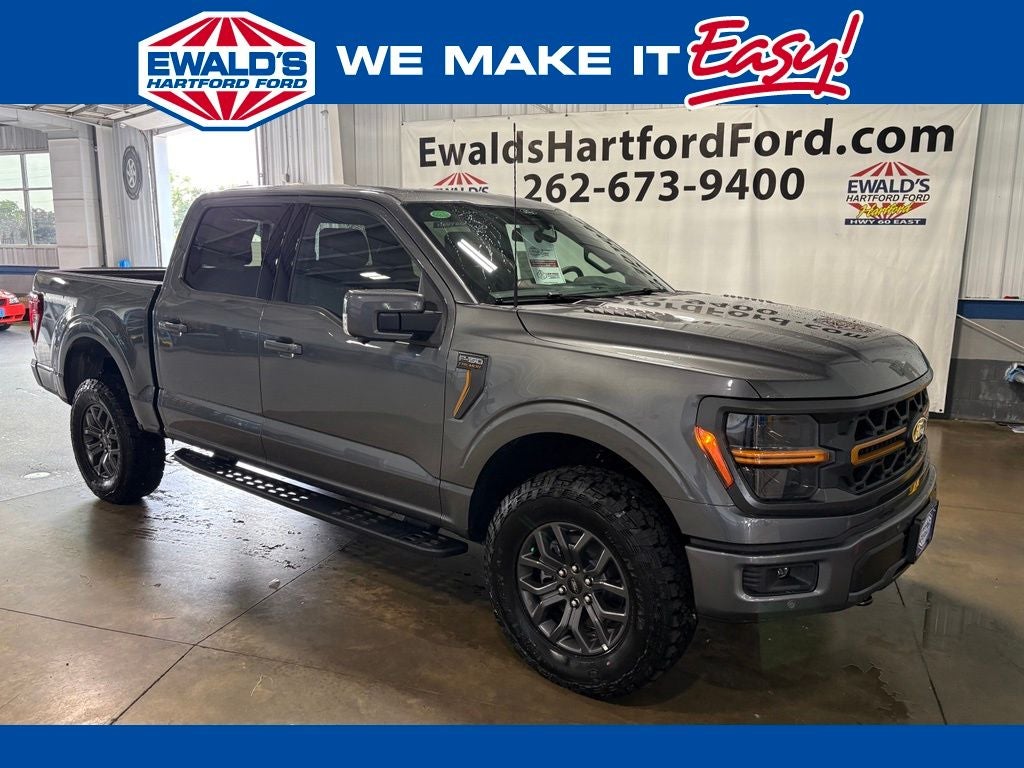 2026 Ford F-150 Tremor in Gray Metallic — front three-quarter view