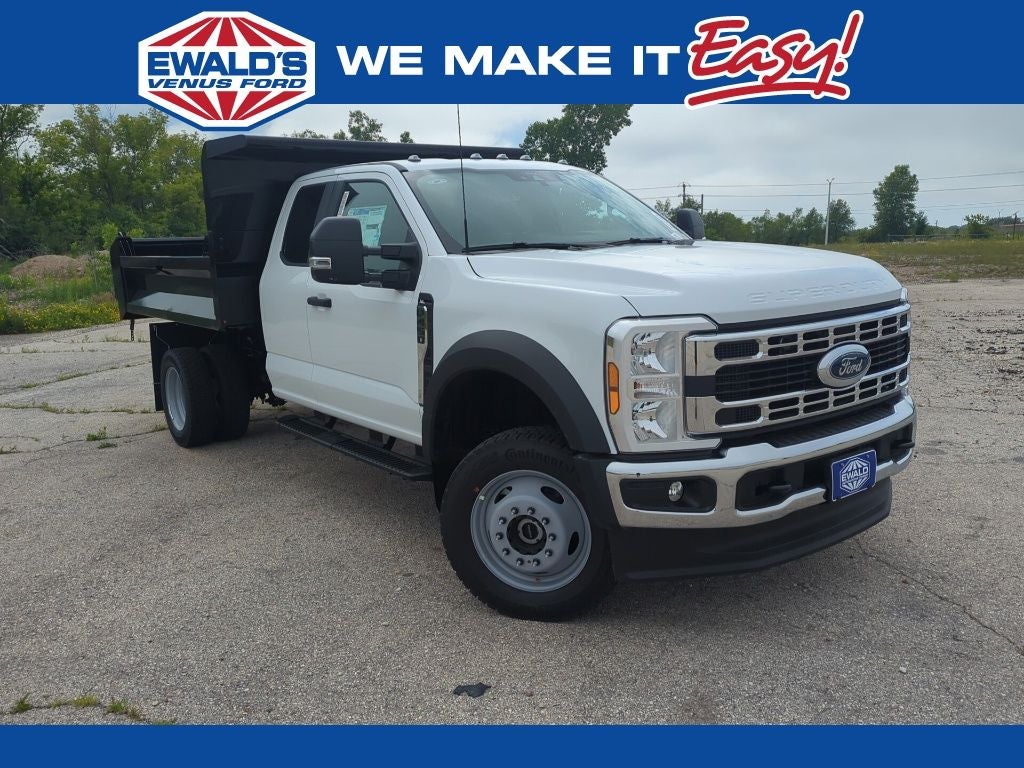 2026 Ford F-450SD XL DRW in Oxford White — front three-quarter view
