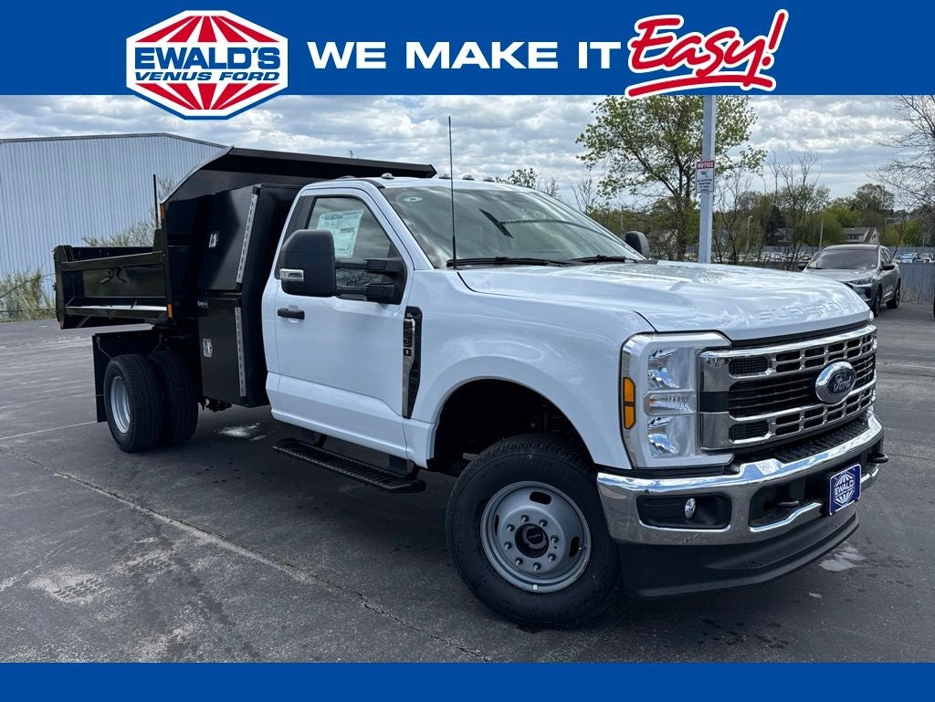 2026 Ford F-350SD XL DRW in Oxford White — front three-quarter view