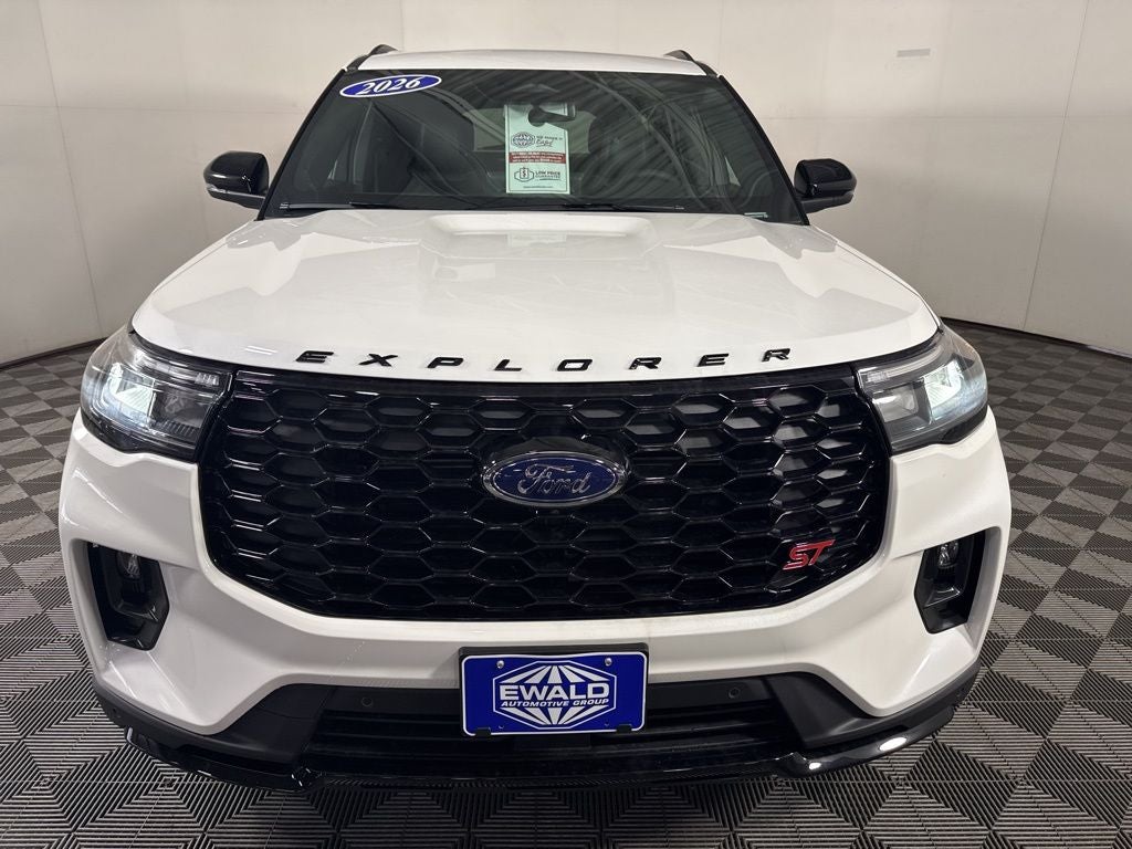 2026 Ford Explorer — rear three-quarter view