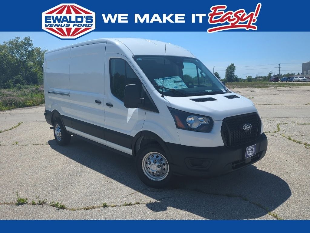 2026 Ford Transit-350 Base in Oxford White — front three-quarter view