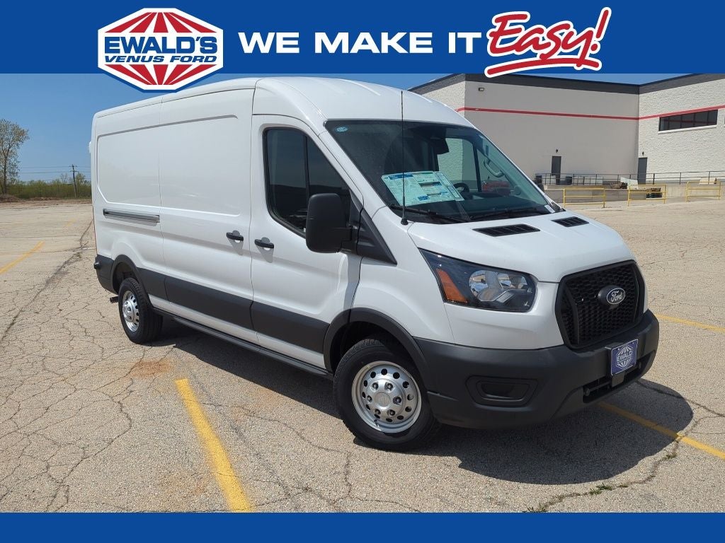 2026 Ford Transit-350 Base in Oxford White — front three-quarter view