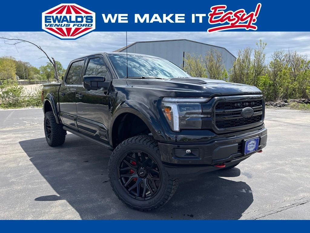 2026 Ford F-150 Lariat TORQUE in Black Metallic — front three-quarter view