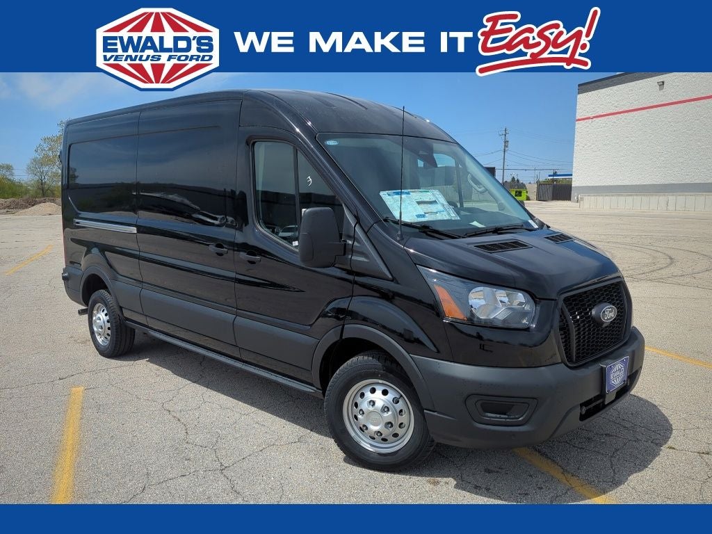 2026 Ford Transit-150 Base in Black Metallic — front three-quarter view