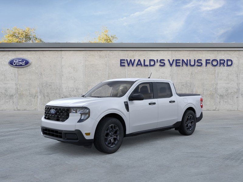 2026 Ford Maverick XLT in Oxford White — front three-quarter view