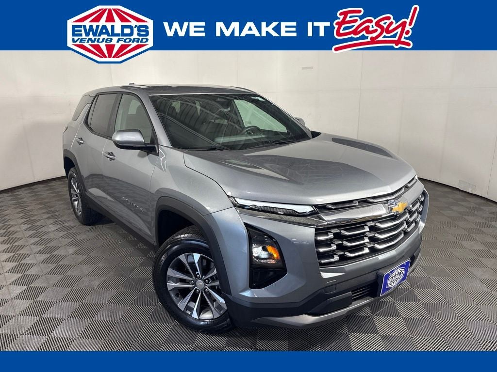 2026 Chevrolet Equinox LT in Sterling Gray Metallic — front three-quarter view